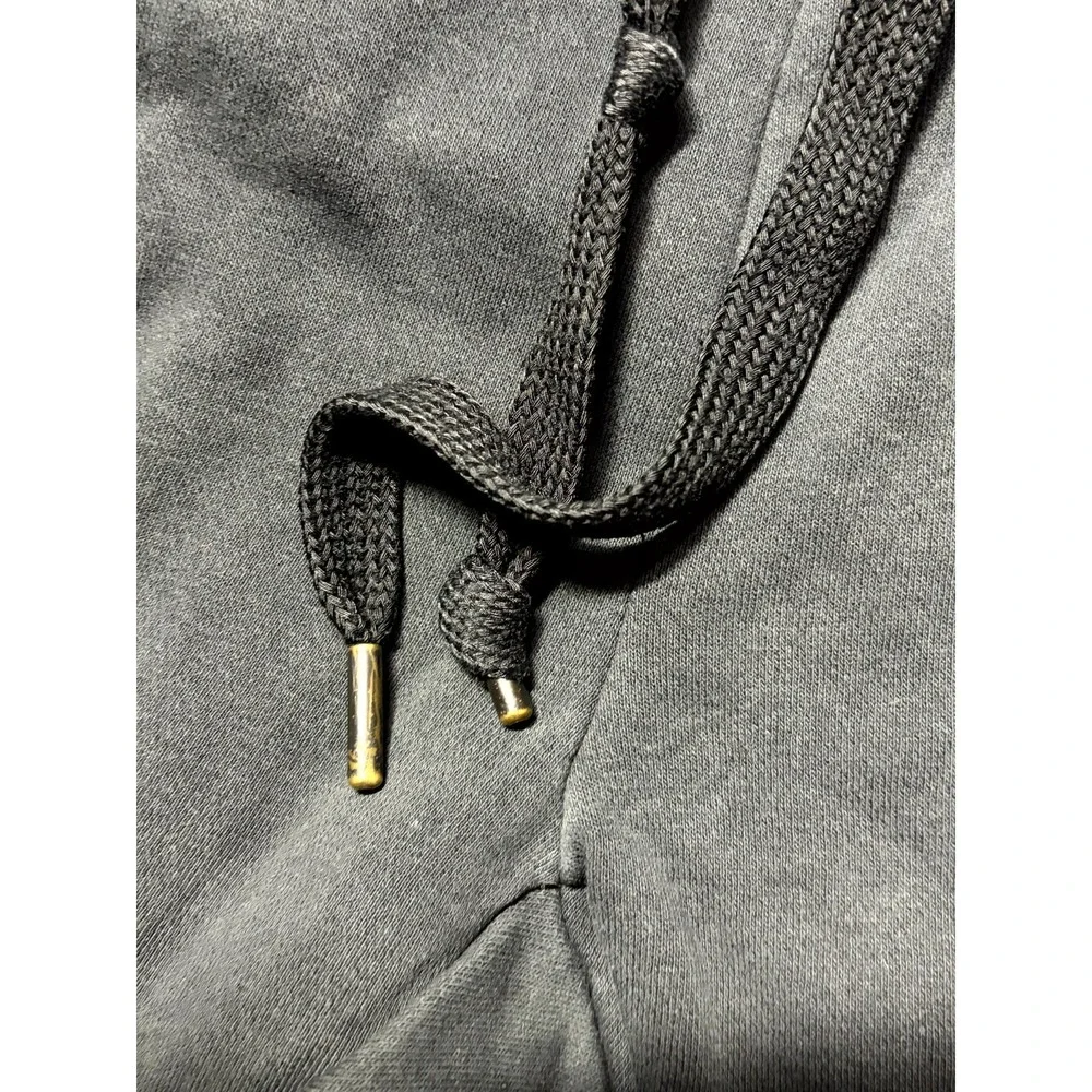 Nike Air Jogger Pants Mens Small Black Fleece Lined Graphic Logo Drawstring